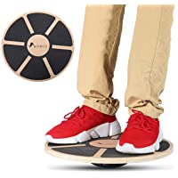 ROMIX Tabla de Equilibrio de Madera- Entrenamiento Physio 42cm Antideslizante Redondo Autoadhesivo Disco para Fitness…